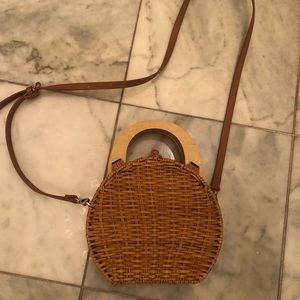 BOGO DEAL Zara Rattan Round Purse Handbag